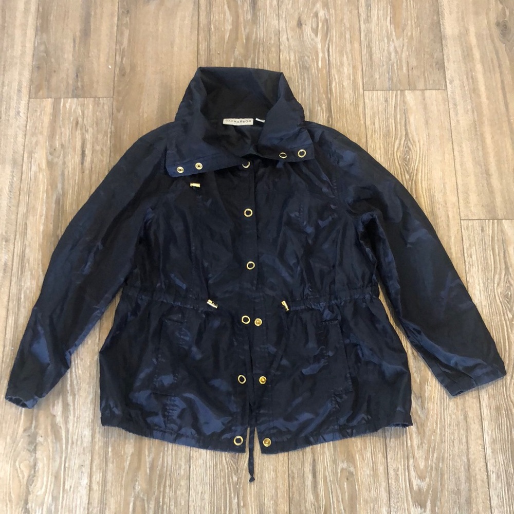 Sag Harbor Black Women's Light Jacket Size PL